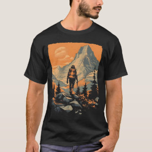 Camiseta Caminho de Aventura de Montanha