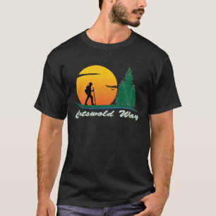 Camiseta Caminho de Cotswold Trilha de Caminhada, Trilhas, 
