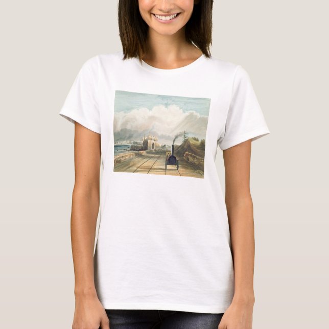 Camiseta Caminho de ferro de Dublin e Kingstown: a partir d (Frente)