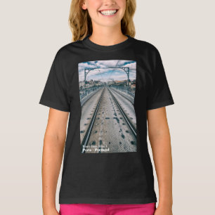 Camiseta Caminho de ferro do metro na ponte de Dom Luis I