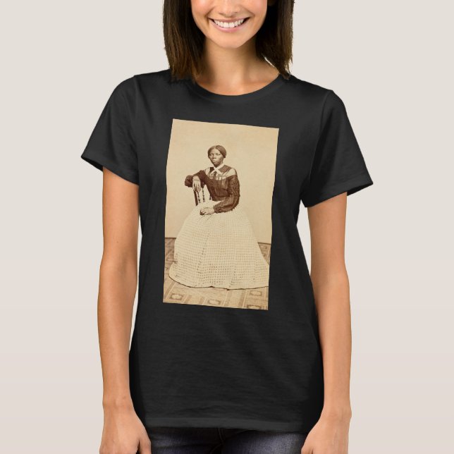 Camiseta Caminho de Ferro Subterrâneo Harriet Tubman (Frente)