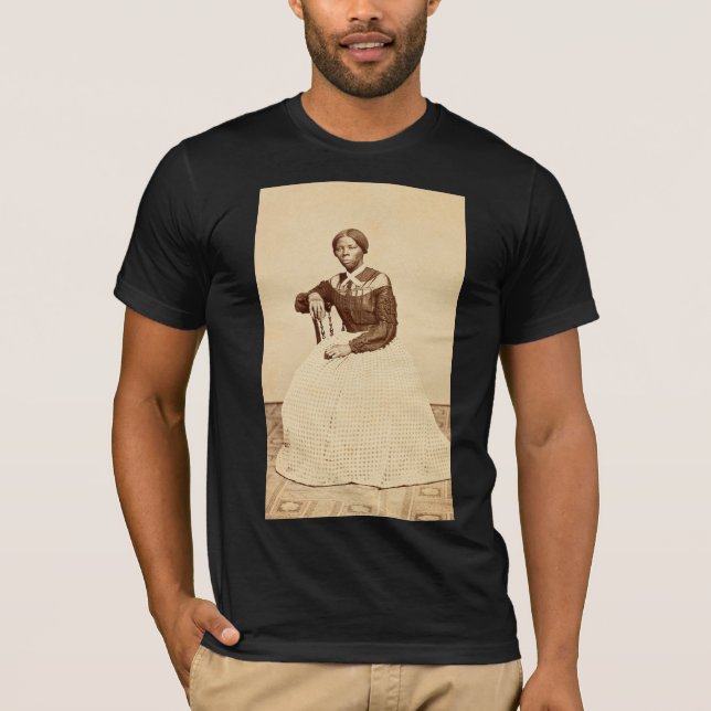 Camiseta Caminho de Ferro Subterrâneo Harriet Tubman (Frente)