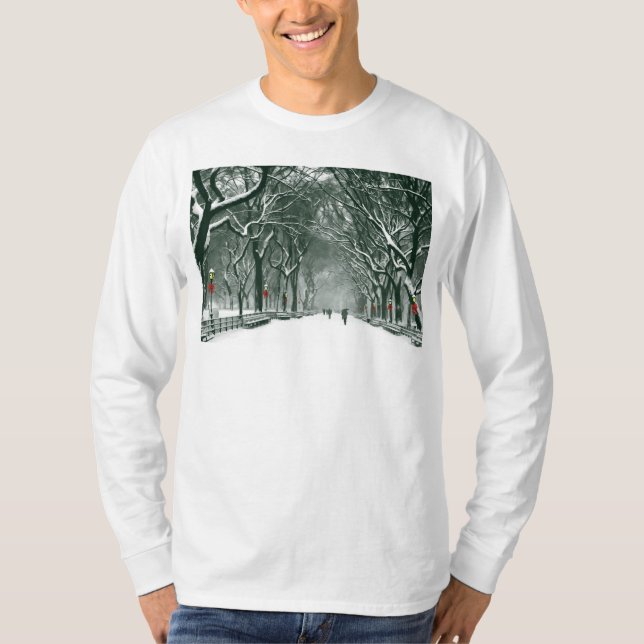 Camiseta Caminho de neve do Central Park (Frente)