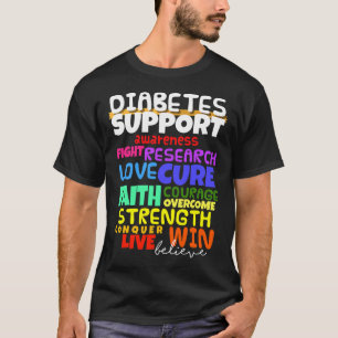 Camiseta Caminho do Mês de Apoio à Consciência da Diabetes