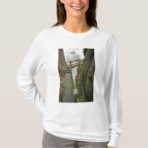 Camiseta Caminho e pequena ponte, Montanha Amarela,