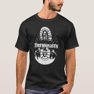 Camiseta Caminho Em Erbenhausen, Alemanha, Vacina Hiker
