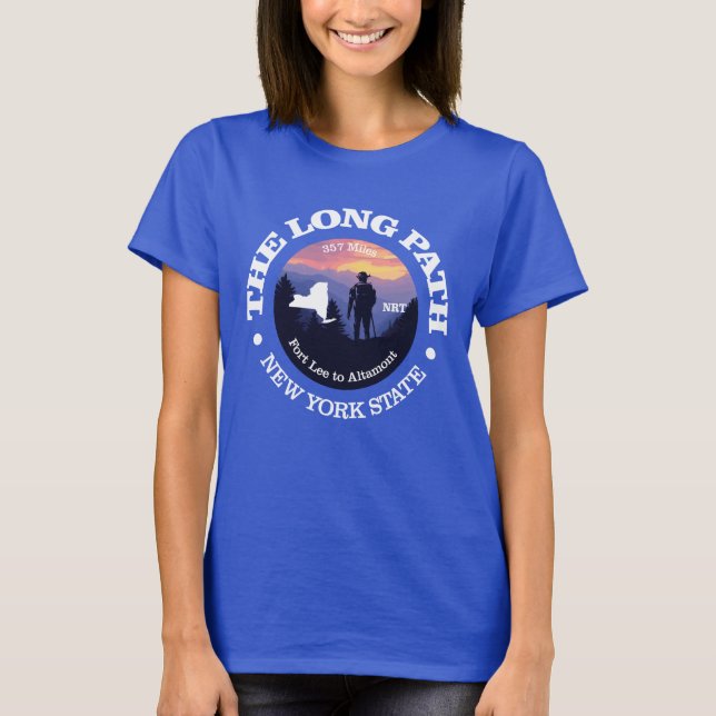 Camiseta Caminho longo (rd2) (Frente)