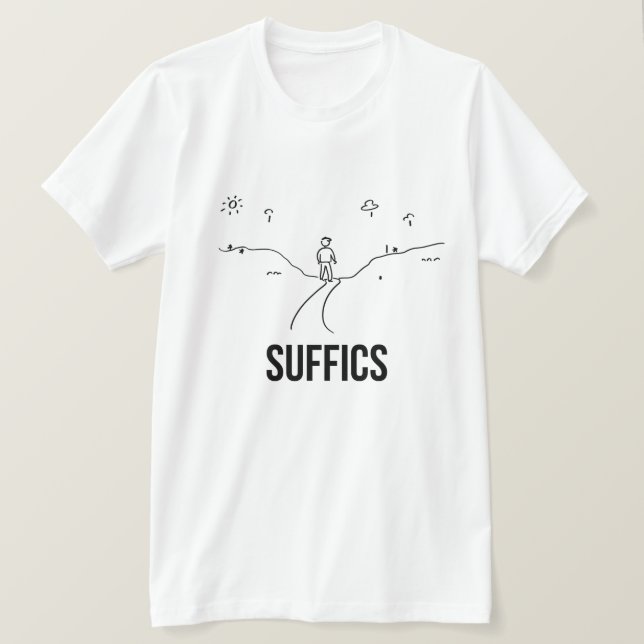 Camiseta Caminho para Baixo | SUFICIENTES (Frente do Design)