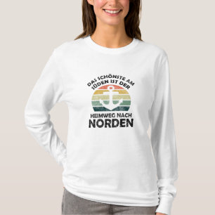 Camiseta Caminho Para O Mar Do Norte Da Alemanha