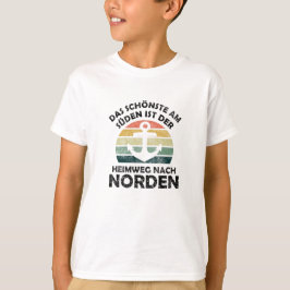 Camiseta Caminho Para O Mar Do Norte Da Alemanha