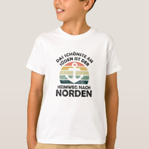 Camiseta Caminho Para O Mar Do Norte Da Alemanha