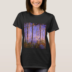 Camiseta Caminho secreto do veado - Paisagem florestal alar