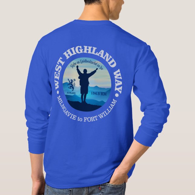 Camiseta Caminho (West Highland Way) (Verso)
