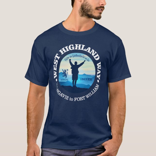 Camiseta Caminho (West Highland Way) (Frente)