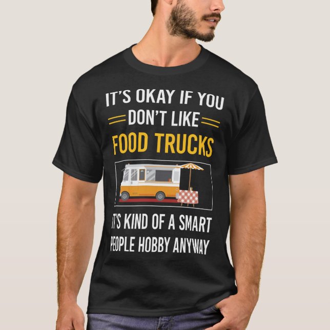 Camiseta Caminhões-Caminhão de Comida do Smart Pessoas (Frente)