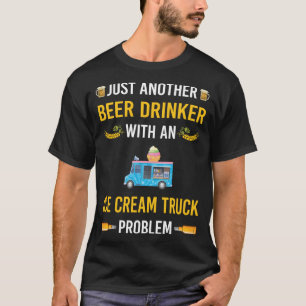 Camiseta Caminhões-Caminhão-Sorvete Beer Drinker