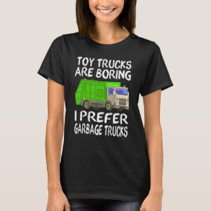Camiseta Caminhões De Brinquedos Entediados, Prefiro Caminh
