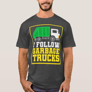 Camiseta caminhões de lixo