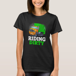 Camiseta Caminhões De Lixo De Reciclagem Sujo