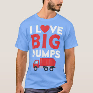 Camiseta Caminhões De Lixo Engraçado Eu Adoro Buracos