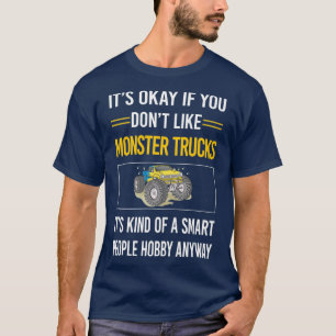 Camiseta Caminhões de Monstro do Smart Pessoas Engraçado