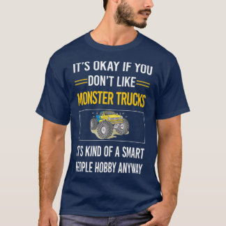 Camiseta Caminhões de Monstro do Smart Pessoas Engraçado