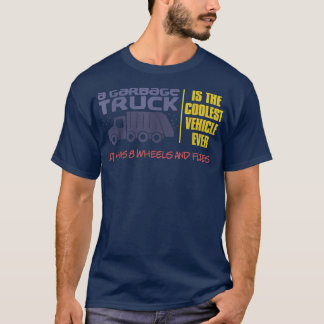 Camiseta Caminhões Gabage são Design legal para um caminhão