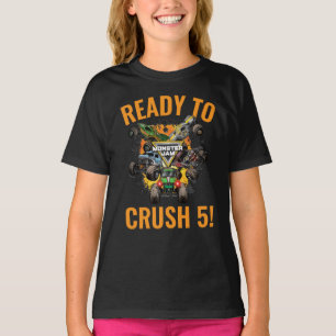 Camiseta Caminhões Monster Jam Prontos para Esmagar