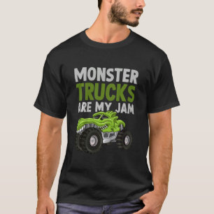 Camiseta Caminhões Monstros das Crianças São Minha Paixão