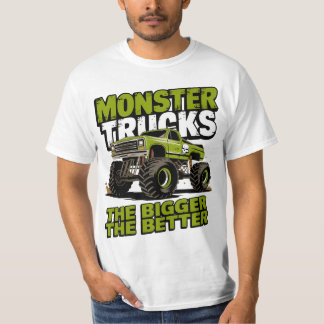 Camiseta Caminhões Monstros - Maior Melhor