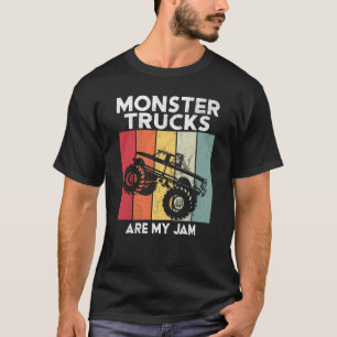 Camiseta Caminhões Monstros São O Meu Caminhão de Motores V