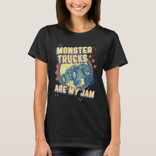 Camiseta Caminhões Monstros São O Meu Sinalizador Controlad