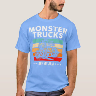 Camiseta Caminhões Monstros São Os Meus Amantes De Veículos