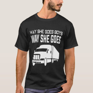 Camiseta [Caminhoneira] Como Ela Vai Rapazes Como Ela Vai P
