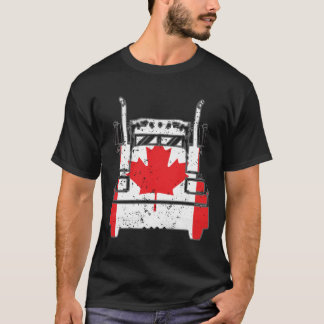 Camiseta Caminhoneiro canadense canadense - caminhoneiros