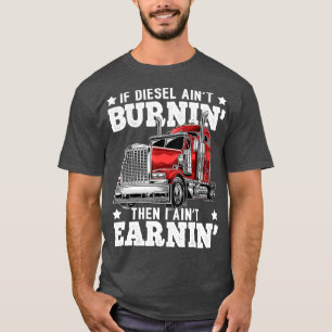 Camiseta Caminhoneiro Diesel Funny Big Rig SemiTrailer Cami
