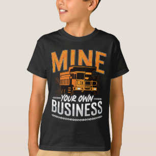 Camiseta Caminhoneiro Mineiro Mina Seu Próprio Caminhão De