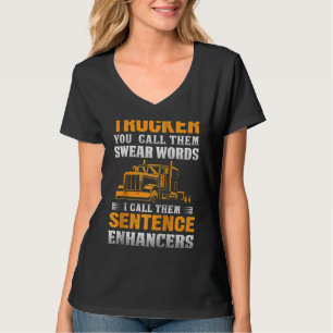 Camiseta Caminhoneiro Você Chama Eles Palavras de Três Letr