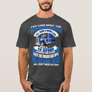 Camiseta Caminhoneiro, você pode manter o automático e o EL