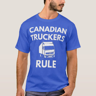 Camiseta Caminhoneiros canadenses governam motoristas de ca