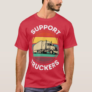 Camiseta Caminhoneiros de Suporte, Drivers de Caminhão de A