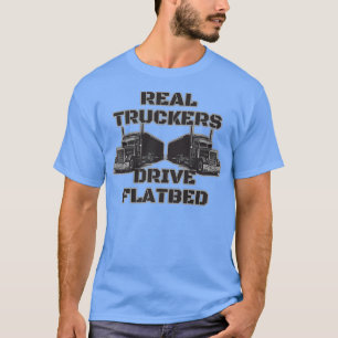 Camiseta Caminhoneiros de verdade dirigem Designs de driver