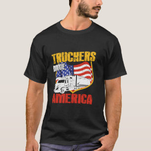 Camiseta Caminhoneiros Movem Caminhoneiro Americano Engraça
