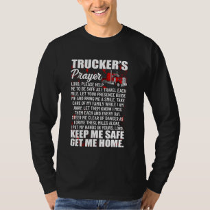 Camiseta Caminhoneiros Oram Para Que Me Mantenha Seguro Par
