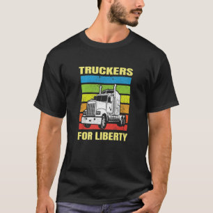 Camiseta Caminhoneiros Pela Liberdade Juntem-Se Ao Comboio