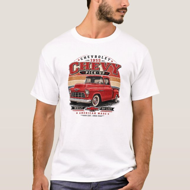 Camiseta Caminhonete Chevy Clássica (Frente)