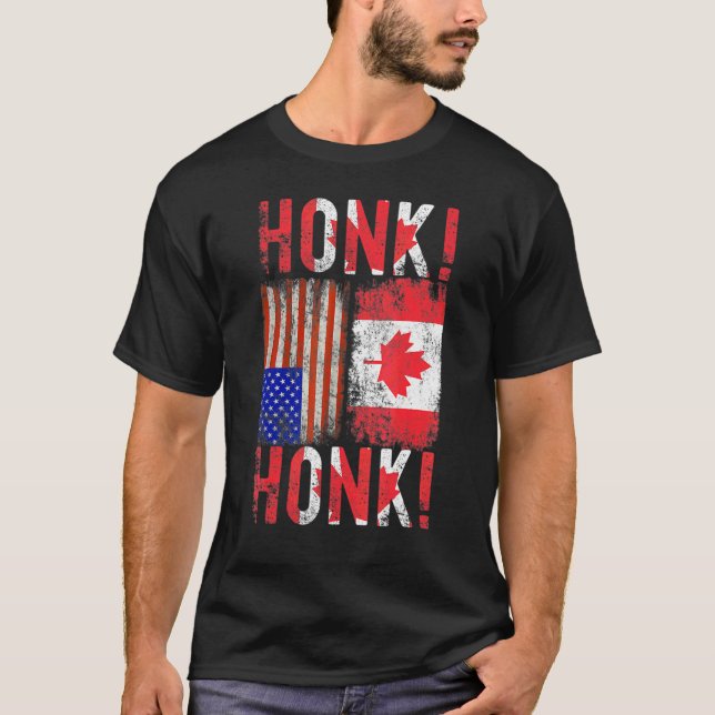 Camiseta Caminhonk Honk Honk, Enviador de Liberdade do Cana (Frente)