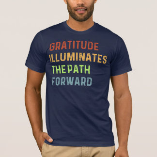 Camiseta Caminhos iluminados de Gratidão