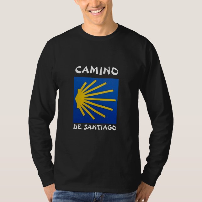Camiseta Camino de Santiago A rua James 0002 (Frente)