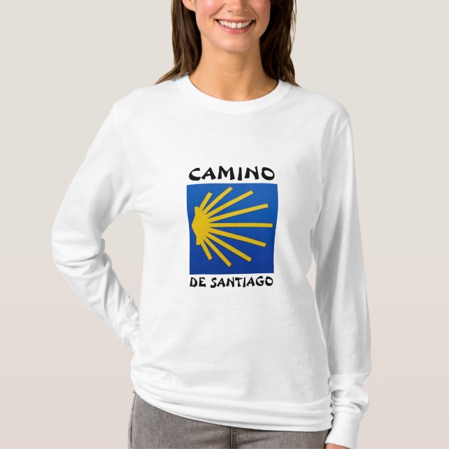 Camiseta Camino de Santiago A rua James 0011 (Frente)